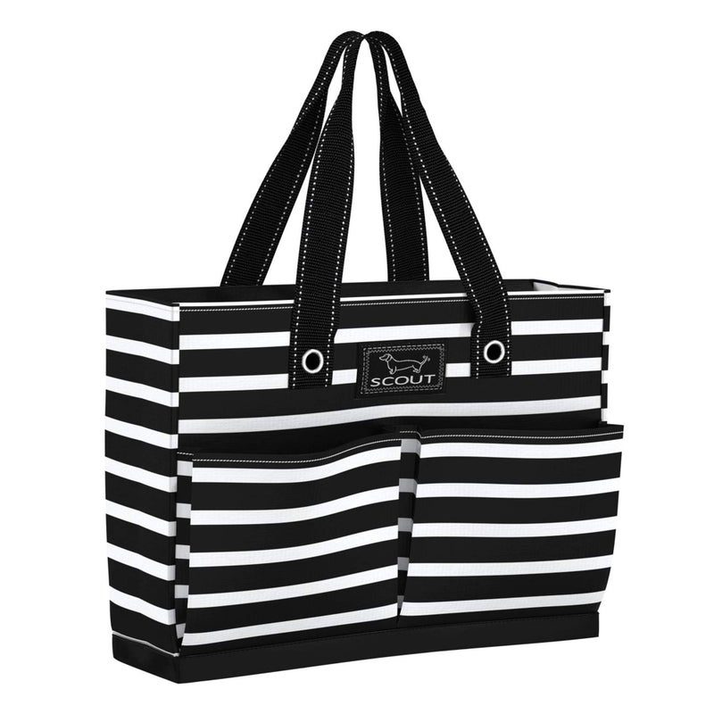 SCOUT Uptown Girl Multi-Pocket Tote Bag, Water Resistant, Zips Closed, Fleetwood Black - Image 1